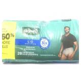 Depends fresh protection LG 35-43in for maximum