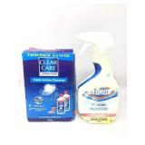 Twin pack clear care triple action cleansing deep