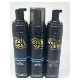 3pc Bondi Sands tanning foam, dark and ultra