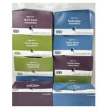 New Lot of 10, Amazon Basics Facial Tissue,