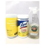Disinfecting wipes lemon scent,Lysol lemon and