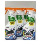 New Lot of 4, Shout Advanced Laundry Stain