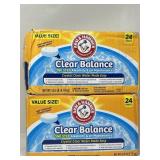 New Lot of 2, ARM & Hammer Clear Balance Swimming