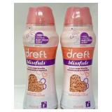 New 2 Ct Dreft Blissfuls in-Wash Scent Booster