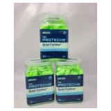 New Lot Of 3 Flents Protechs Foam Ear Plugs, 50