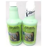 2 pack hard water stain remover clean and seals