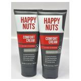 New Lot of 2 HAPPY NUTS Comfort Cream Deodorant
