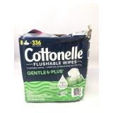 8-42 packs flushable wipes gentle plus soothing
