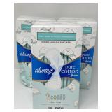 New Always Pure Cotton Feminine Pads for Women,