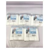 NEW 4 Gallon White Trash Bags Drawstring - 3-4