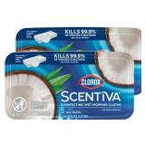 New Clorox Scentiva Disinfecting Wet Mop Pad,