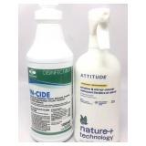 In cide ready to use disinfectant cleaner,window