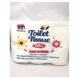 12 rolls toilet tissue 3 ply super soft and