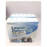 2 pack laundry detergent sheets lavender 300