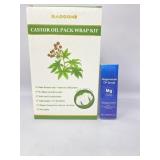 Castor Oil Pack Wrap with 8Fl.Oz Cold Pressed