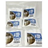New Lot of 6, Small Trash Bags 4 Gallon, 100