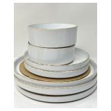 Scratch Resistant Stoneware Dishes Set,