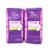 2 pack poise fresh protection daily liners very