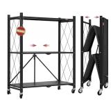 DEANIC 3 Tier Foldable Storage Shelves with