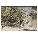 VIYYIEA Vintage Plant Large Framed Wall Art,