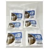 New Lot of 6, Small Trash Bags 4 Gallon, 100