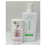 New Lot of 2 Native Products, Includes