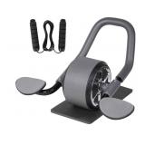 New Li Fitness Ab Wheel with Jump Rope, Automatic