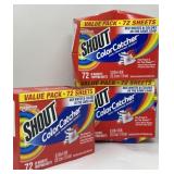 New Lot of 3, Shout Color Catchers for Laundry,