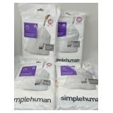 New Lot of 4, simplehuman Code M Custom Fit