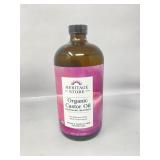NEW SEALED HERITAGE STORE Organic Castor Oil -