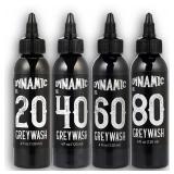 New Sealed Dynamic Tattoo Ink - 4oz Greywash