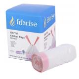 New 13 gallon Kitchen Trash Bags Drawstring, Tall