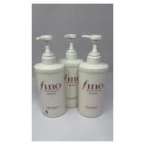 Lot of 3 Shiseido Fino Premium Touch Shampoo