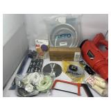 Large Lot of Tools/Parts - shower hose, saw