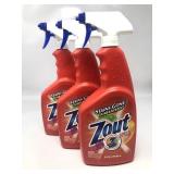 3 pack Zout spray triple enzyme formula laundry