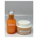 2pc Bliss skincare products, Used 2/3 Full