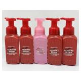 5pc Bath & Body Works foaming hand soap,