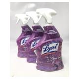 3 pack Lysol all purpose cleaner lavender and