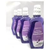 4 pack anti cavity flouride mouthwash alcohol