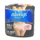 Always discreet boutique s/m sizes 2-14 maximum