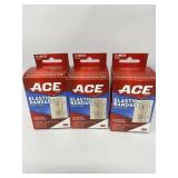 NEW ACE 3 Inch Elastic Bandage with Clips, Beige,