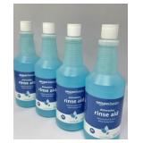 New Lot of 4 Amazon Basics Dishwasher Rinse Aid