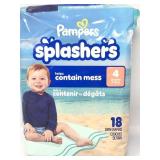 Pampers 18 swim diapers helps contain messes size