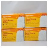 New Lot Of 4 Amazon Basics Extra Stong & Flex