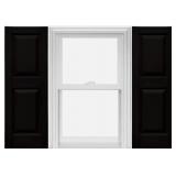 New Mid America Raised Panel Vinyl Shutters (1