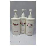Lot of 3 Shiseido Fino Premium Touch Shampoo -