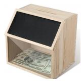 New Qunclay Solid Wood Locking Suggestion Box