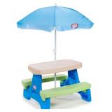 New Little Tikes Easy Store Jr. Picnic Table with