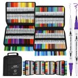 Ohuhu 160 Colors No Bleed Water-Based Markers,