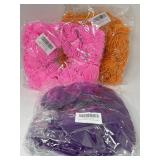 New Lot of 3, 2-Pack BlissfulTie Fluffy Pom Pom